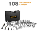 Набор инструментов для авто DEKO DKMT108 (108шт.)