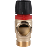 Клапан термостатический смесительный ROMMER - 1" (НР/НР, 35-60°C, Kvs 1.6, L-смешивание)