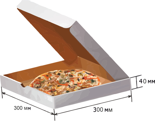 Короб под пиццу 300х300х40