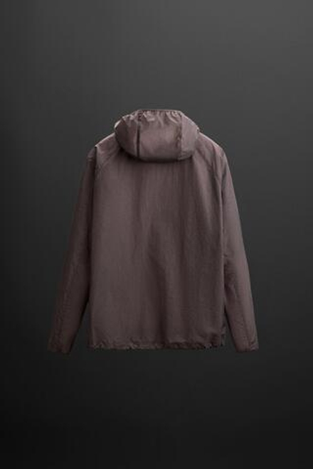 ZARA ВЕТРОВКА СО СВЕТООТРАЖАЮЩИМ ЭФФЕКТОМ, ЛИЛОВЫЙ