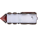 Сувенир с подсветкой «Волшебное путешествие» 31,4*9,8*17 см, 8 мелодий, подсветка, эффект снегопада (работает от 3*АА, USB)