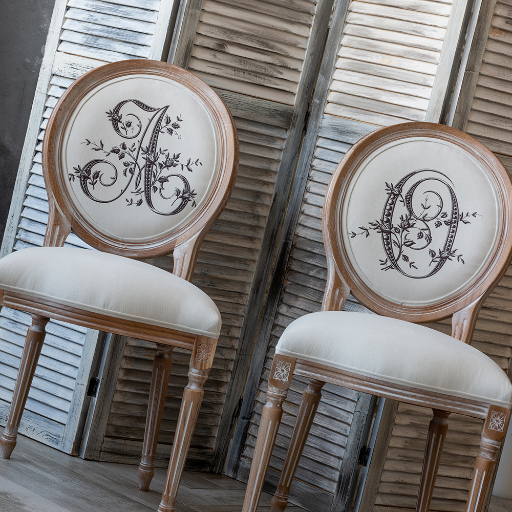 Стул Объект мечты Монограмма буквы A