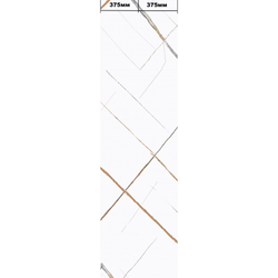 Ламинированная панель ПВХ ВЕК Фрагонар белый 2700х375мм