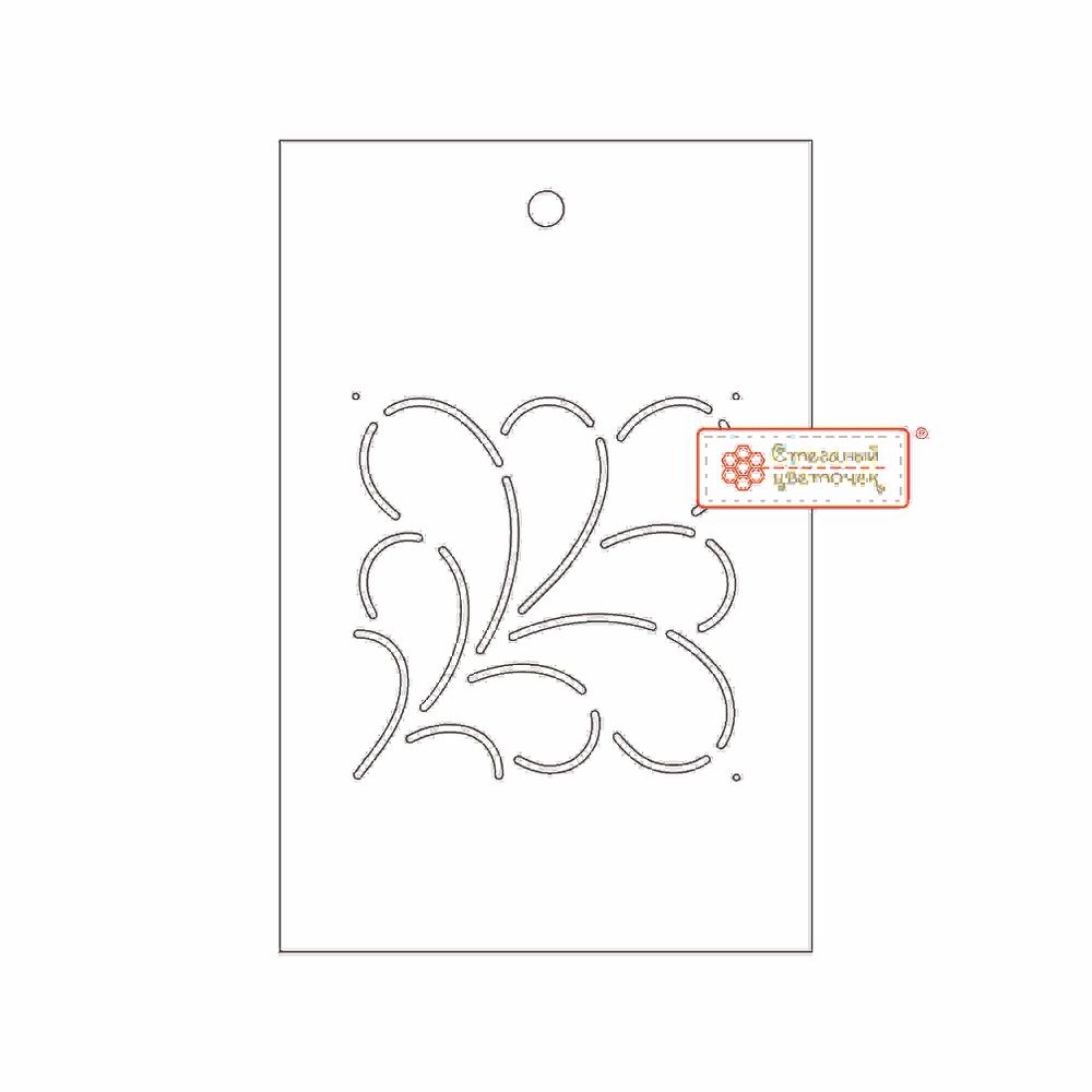 Шаблон для стежки "Перо - 4" (арт. T33)