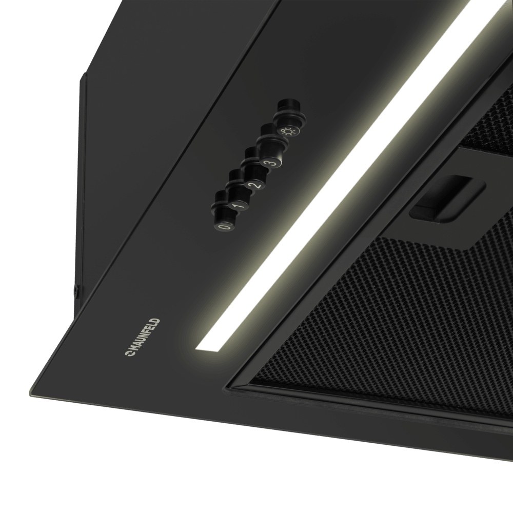 Встраиваемая вытяжка Maunfeld Crosby Hardy 1000Push Black