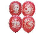 Шар (14"/36 см) Маша и Медведь  25 шт.