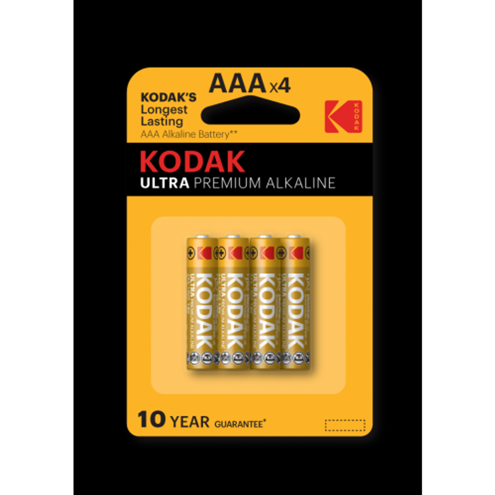 Батарейки Kodak LR03-4BL ULTRA PREMIUM Alkaline [ K3A-4 U]