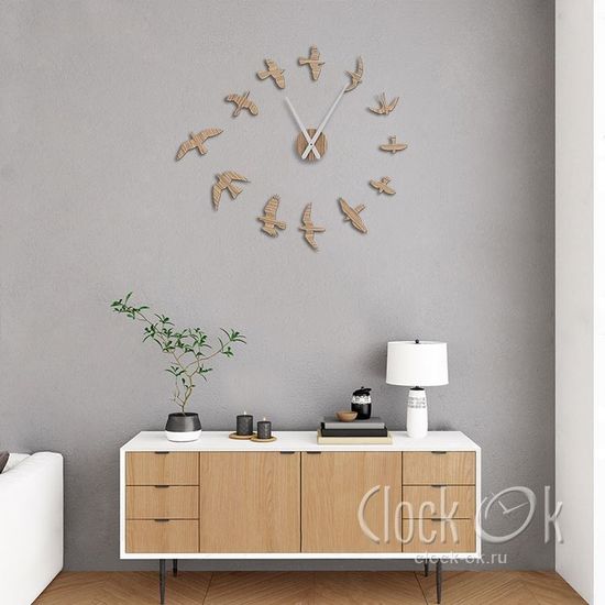 Настенные 3D часы Air