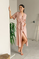 Легкий домашний халат Aleksa (Размер: L-XL) (Цвет: разноцветный)