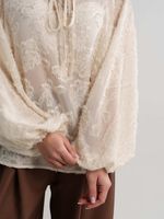 Блуза Воздушная мелодия (молочная) Б15140-7М LT Collection