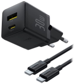 Зарядное устройство Baseus Palm C+U CCZC30UE USB Type-C, USB 30 Вт черный