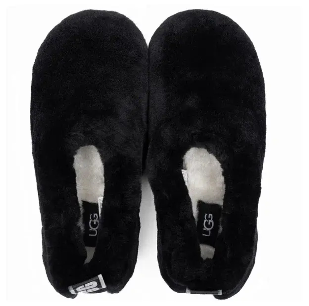 Ugg Hailey Fluff Slippers Black