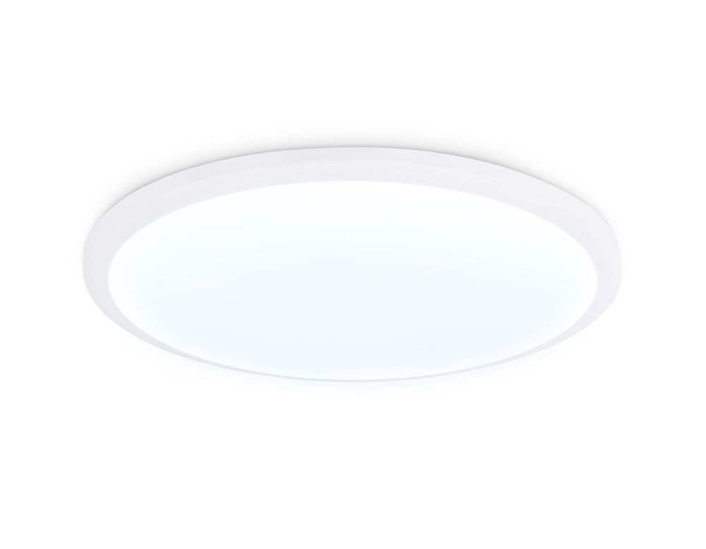 Потолочный светодиодный светильник FZ1231 WH белый IP44 42W 6400К D370*55 (Без ПДУ)