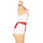 Ролевой костюм медсестры "Первая сексуальная помощь" M-L (халат, фартук, головной убор, повязка)