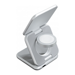 Складная зарядная станция MagSafe Magssory Fold Pro для iPhone, Apple Watch и AirPods (Qi2) Беспроводная зарядка: Qi 15 Вт, Qi 5 Вт, магнитное крепление для быстрой зарядки Apple Watch (Qi 5 Вт). Проводная зарядка: нет. Сертификация Qi2. Отсутствует LED-и