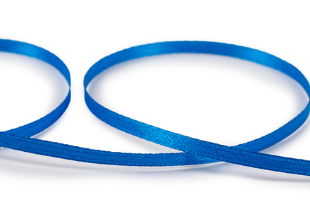 Лента атласная 3 мм AL-3P двухстор. №040 синий