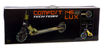 Детский самокат Tech Team ​145 Comfort Lux 2021 (5+) зелено-черный
