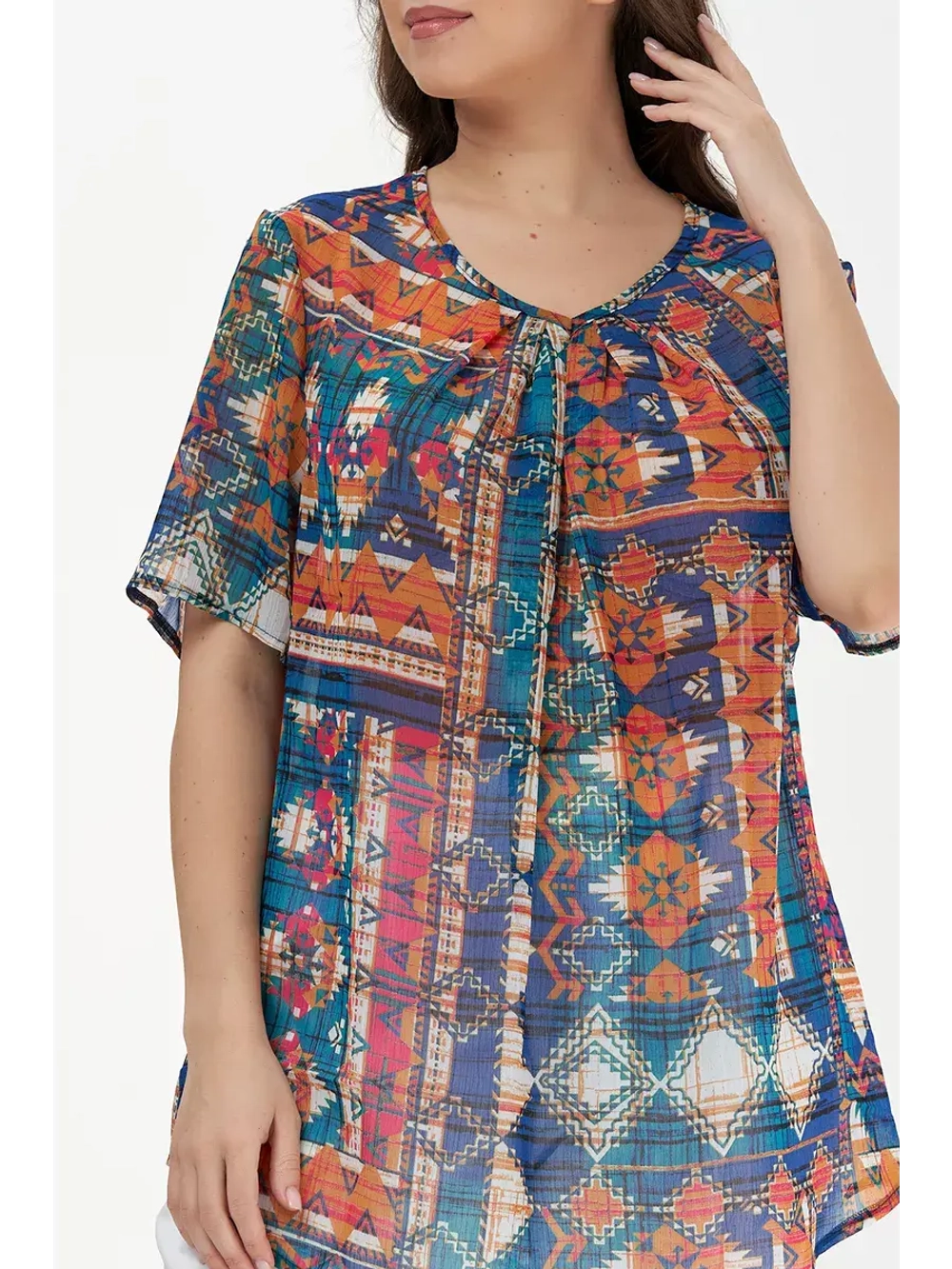 Блузка летняя шифоновая