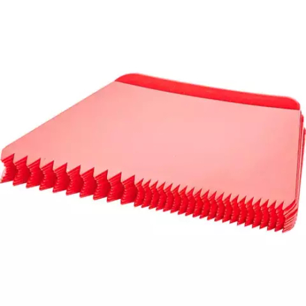 Шпатель кондитерский[10шт] пластик ,H=35,L=220,B=135мм красный