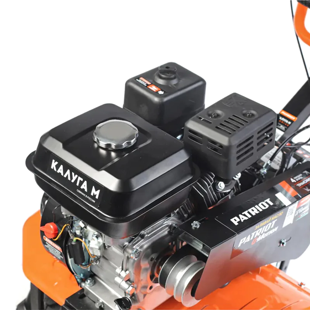 PATRIOT КАЛУГА М мотоблок бензиновый с пониженной передачей и колесами X-Drive 440107004