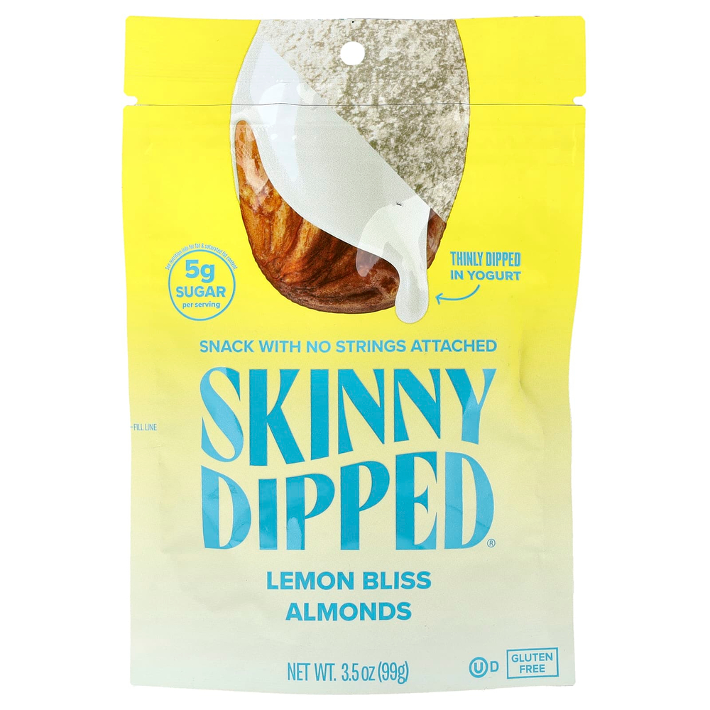 SkinnyDipped, Миндаль Lemon Bliss, 99 г (3,5 унции)