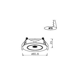 Точечный встраиваемый светильник Arte Lamp