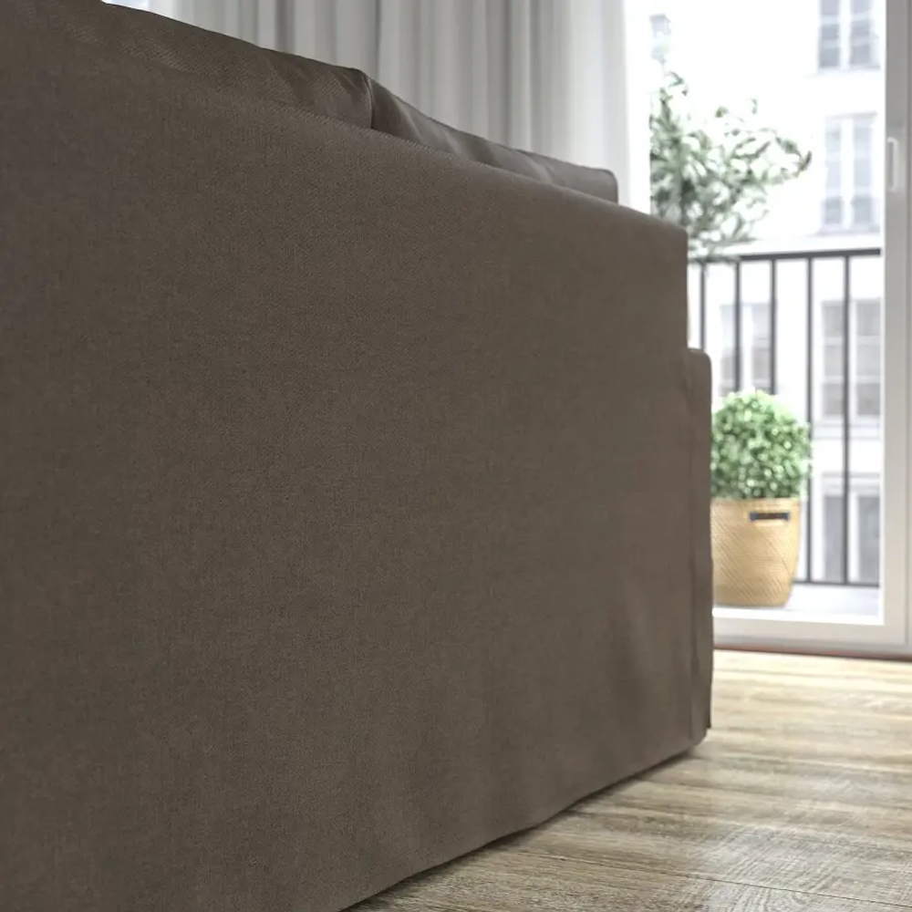 Диван угловой 4-местный - IKEA HYLTARP/ХИЛТАРП ИКЕА, коричневый