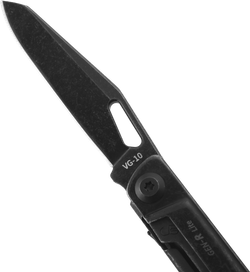 Нож-мультитул Rocktol 15 в 1 нержавеющая сталь, черный, кожаный чехол