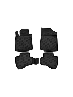 Коврики в салон для CITROEN C1 2010-, 4 шт. (полиуретан) CARCRN00033