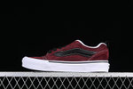 Купить в Москве кроссовки Vans Knu Skool 'Black & Red'