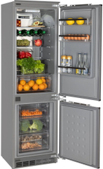 Встраиваемый двухкамерный холодильник Hiberg i-RFCB 400F NF