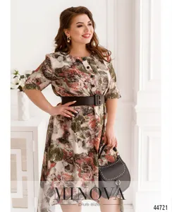 Платье 187-хаки Minova