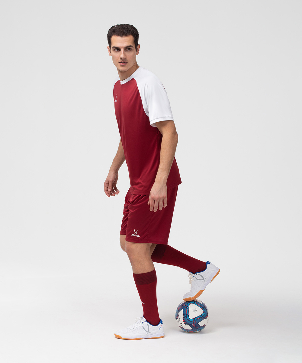 Шорты игровые CAMP Classic Shorts, гранатовый/белый