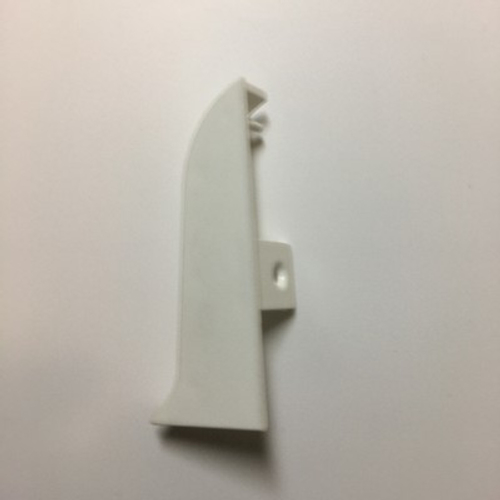 Заглушка правая к плинтусу "Cezar" 289 Белая