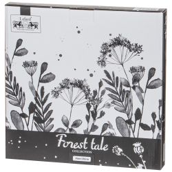 ТАРЕЛКА ОБЕДЕННАЯ LEFARD "FOREST TALE" GREY 25 СМ (КОР=24ШТ.)