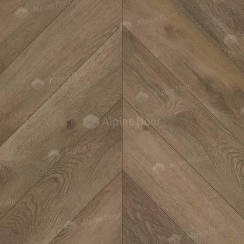 LVT Плитка Сhevron Alpine ECO 20-4 Дуб Насыщенный