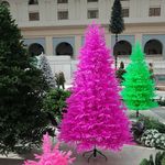 Искусственная елка «Фэнтези фуксия» (Литая хвоя) от 1,5 м до 3 м