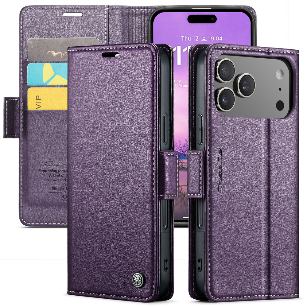 Чехол-книжка CaseMe Smooth iPhone 17 Pro Max