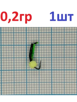 Мормышка вольфрамовая "Безнасадка", ядреный глаз