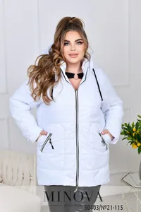 Куртка 21-115-белый Minova