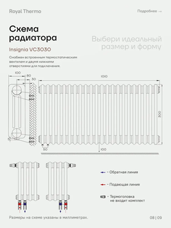 Дизайн-радиатор Royal Thermo Insignia