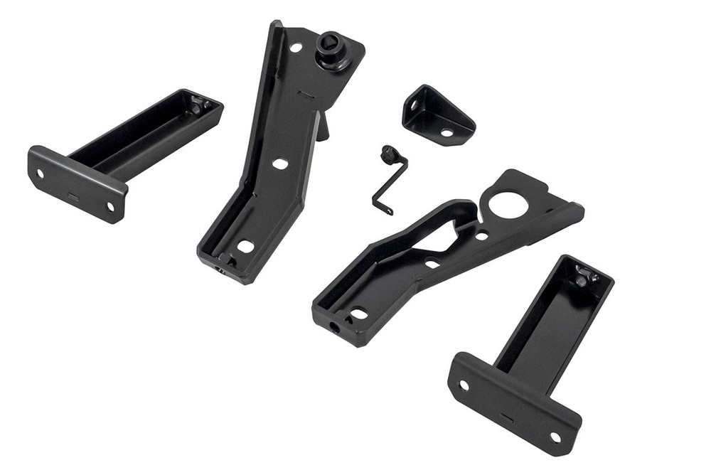 Бампер передний силовой/защита штатного бампера РИФ Renault Duster 2015-2020 с квадратом под фаркоп и защитой радиатора