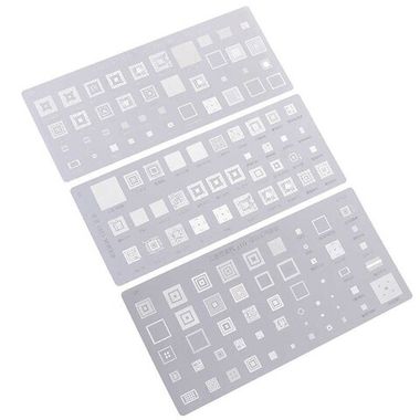 AMAOE Stainless Steel BGA Reballing Stencil (Have CPU) for iPhone12/12Pro/12Promax/12Mini-A14 MOQ:10