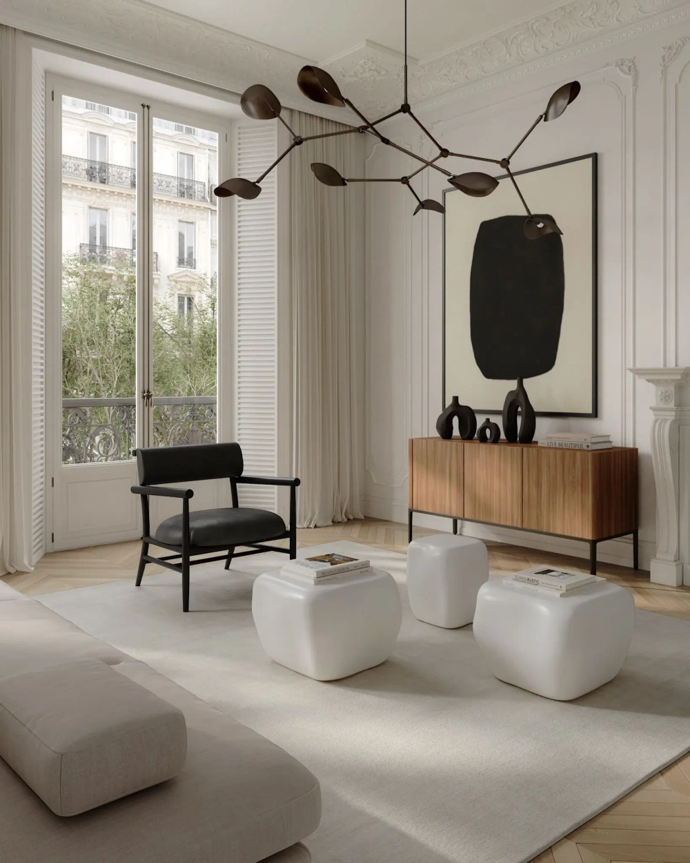 Люстра 101 Copenhagen Stingray Chandelier, Grande - Bronze (5m)