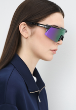 Спортивные очки 100% SPEEDCRAFT SL Polished Black - HiPER Lavender Mirror Polarized Lens