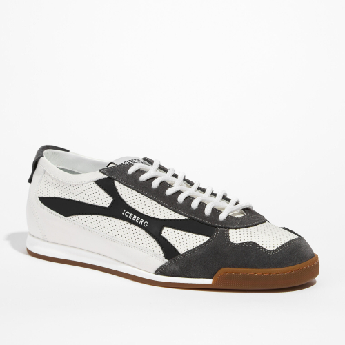 Кожаные кроссовки Iceberg 1753 с перфорацией