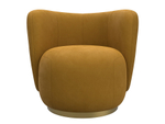 Кресло Лига-072, велюр BRUT 10 желтый, Велюр, 131003