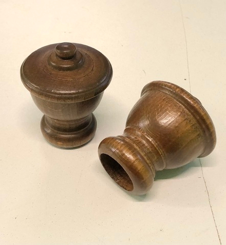 Наконечник деревянный Крит, цвет дуб (для штанг d20 и d28 мм)