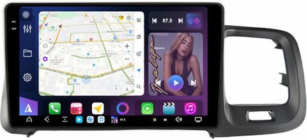 Магнитола для Volvo S60 2 Y20 2010-2018 - FarCar GX9-9682 монитор 9.5" 2K QLED на Android 14, TS20, 6+128Гб, CarPlay, 4G SIM-слот