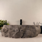 Каменная раковина из мрамора Erozy Grey EM-04985 (64*44*16) 0888 из натурального камня